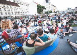 furniture at the Kino Am Naschmarkt