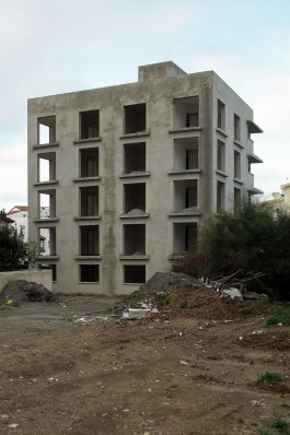 failing architecture - concrete building