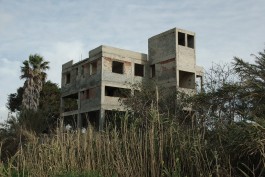 failing architecture - concrete building