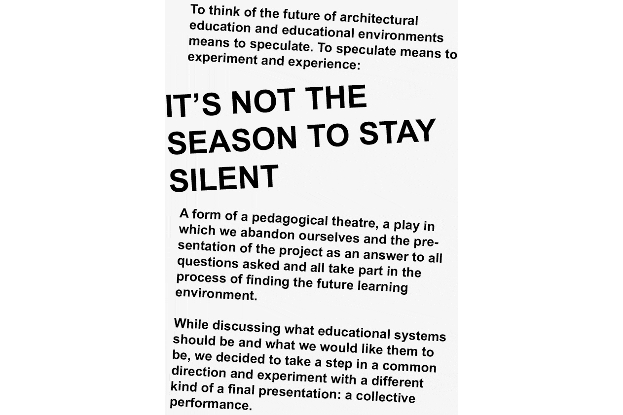 poster its not the season to stay silent subacedemy