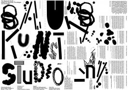 poster of the semester program from the baukunst studio