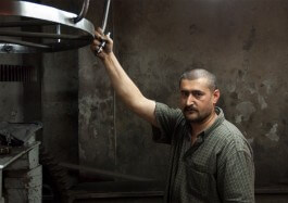 portrait: worker in the factory 